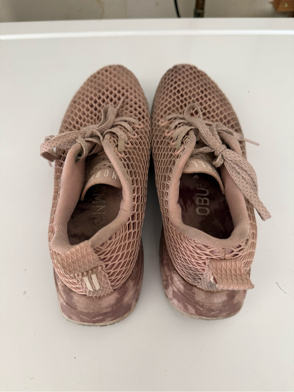 NOBULL Women's Mesh Training Sneakers in Rose Taupe